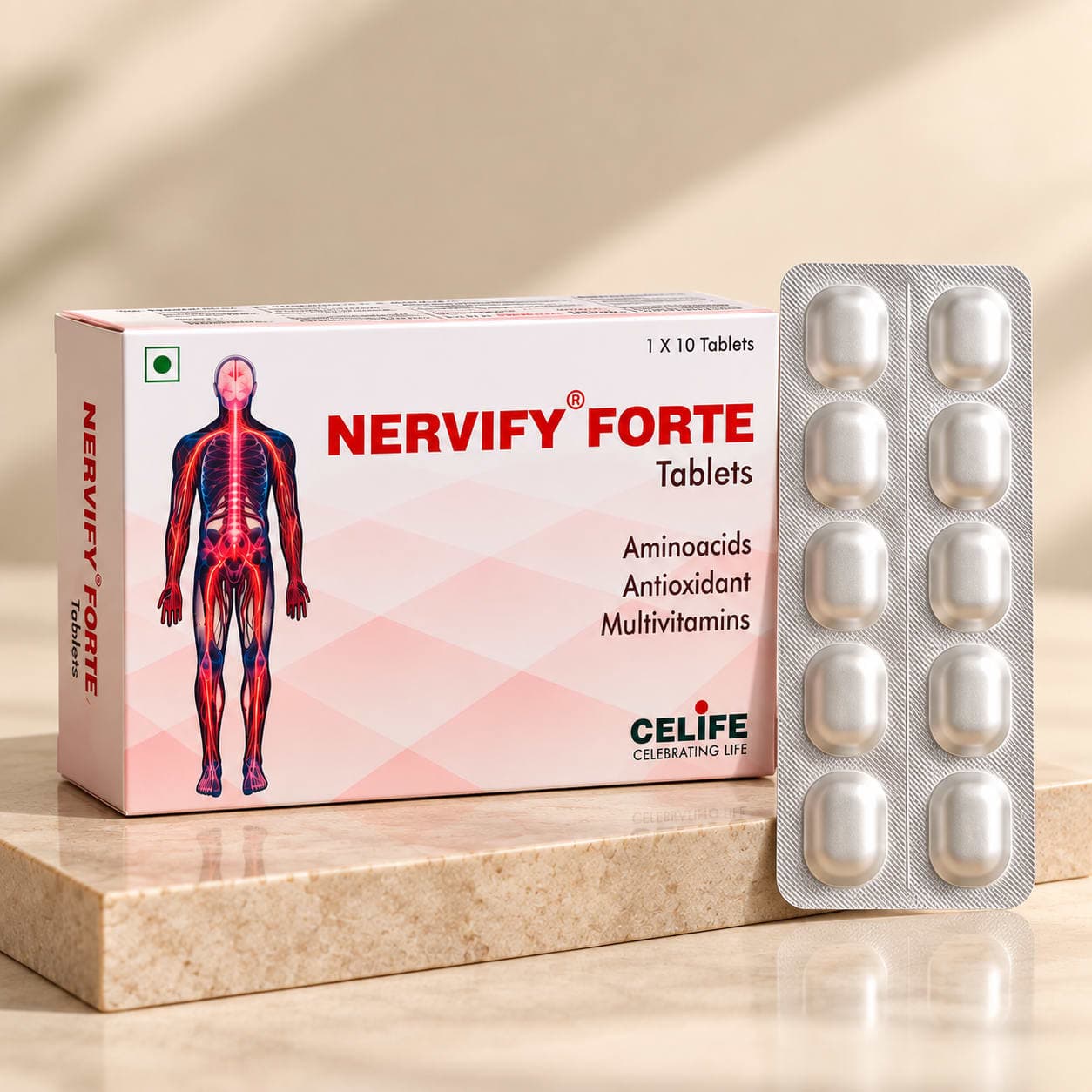 Nervify Forte packaging specification